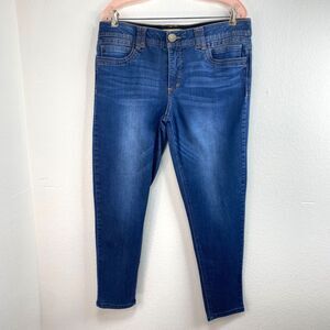 Womans Democracy Jeans 14 AB Tecnology Waist 36" Inseam 27.5" No Roll Waist